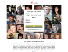 Tablet Screenshot of over50datingireland.com